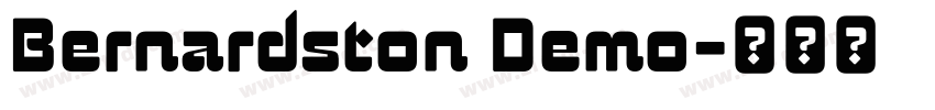 Bernardston Demo字体转换